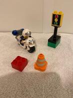 Duplo 5679, Politiemotor, Ophalen of Verzenden, Zo goed als nieuw, Complete set, Duplo