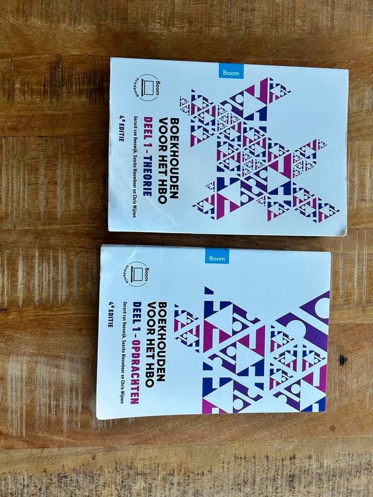 Boekhouden HBO Deel 1 - Theorie & Opdrachten, Boeken, Studieboeken en Cursussen, Zo goed als nieuw, HBO, Beta, Ophalen of Verzenden