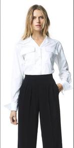 Ladress chique blouse Windsor wit, XL, Verzenden, Wit, Maat 46/48 (XL) of groter, Zo goed als nieuw