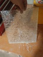 Gehamerd glas paneel deuren 28*26 & 31*28 cm, Ophalen, Zo goed als nieuw, Minder dan 80 cm, Minder dan 80 cm