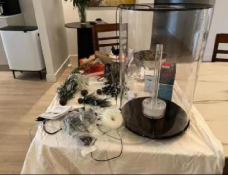 BIORB Tube Aquarium zwart 30 L (LED), Dieren en Toebehoren, Vissen | Aquaria en Toebehoren, Zo goed als nieuw, Overige typen, Ophalen of Verzenden