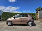Peugeot 108 1.0 12V E-vti 51KW 5DR 2014 Bruin, Auto's, Peugeot, Voorwielaandrijving, Stof, Zwart, Bruin