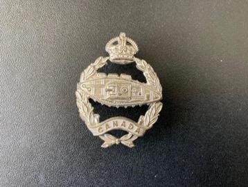 Canadian officer tankbadge voor zwarte baret  beschikbaar voor biedingen