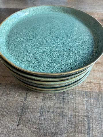 6 borden Dille & Kamille groen 20,5cm beschikbaar voor biedingen