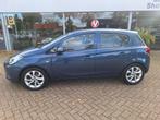Opel Corsa 1.4 Edition 5Deurs / Airco / Trekhaak / Cruise co, Voorwielaandrijving, Gebruikt, 4 cilinders, Blauw