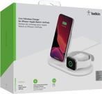 Belkin 3-in-1 Draadloze oplader voor iPhone/ Iwatch /Airpods, Ophalen of Verzenden, Zo goed als nieuw, Apple iPhone