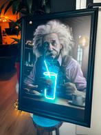 Einstein neon kunstwerk – nieuw, speels wanddecoratie, Ophalen of Verzenden