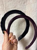 Twee haarbanden - zwart en paars, Kleding | Dames, Hoeden en Petten, Ophalen of Verzenden, Zo goed als nieuw, One size fits all