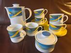 Arzberg Caribbean Sea koffie servies, wit, geel, blauw, Huis en Inrichting, Keuken | Servies, Ophalen, Porselein, Overige stijlen