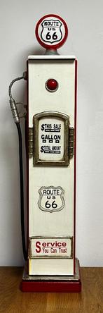 Benzinepomp kast rood route 66 van hout rood wit decoratie, Huis en Inrichting, Kasten | Kledingkasten, Info@deconoord.nl, Deco Noord
