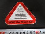 sticker het ijkwezen controleert voor uw zekerheid *, Ophalen, Zo goed als nieuw