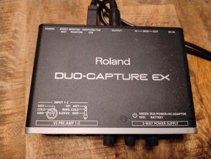 Roland Duo-Capture EX USB Audio Interface, Muziek en Instrumenten, Midi-apparatuur, Gebruikt, Ophalen