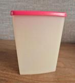 Tupperware Diepvriesdoos 1,4L Roze deksel, Huis en Inrichting, Keuken | Tupperware, Ophalen of Verzenden, Zo goed als nieuw, Overige typen