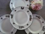 4 Johnson Bros Brookshire Jachtservies Gebaks Borden 16 cm , Keramiek, Ophalen of Verzenden, Zo goed als nieuw, Bord(en)