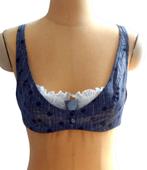 Nieuwe Chantal Thomass bh, antraciet/kant, Mt. 75 C, Chantal Thomass, Verzenden, Overige kleuren, BH