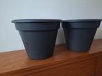 Grijze Bloembakken voor Balkon - Set van 2, Tuin, Kunststof, Gebruikt, Minder dan 30 cm