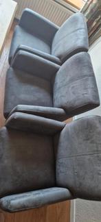 6 mooie grijze eetkamerstoelen., Huis en Inrichting, Stoelen, Ophalen, Gebruikt, Metaal, Vijf, Zes of meer stoelen