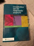 Grondtrekken van het Nederlandse strafrecht, Boeken, Studieboeken en Cursussen, Ophalen of Verzenden, Alpha, Zo goed als nieuw