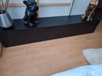 Zwarte TV kast, Ophalen, Zo goed als nieuw, 25 tot 50 cm, Minder dan 100 cm