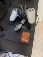 Playstation 2, Ophalen, Zo goed als nieuw, Zwart, Met 1 controller