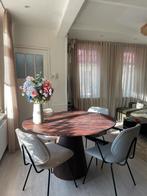 Ronde eettafel Aron 130 cm, Huis en Inrichting, Tafels | Eettafels, Ophalen, Zo goed als nieuw, Rond, 100 tot 150 cm
