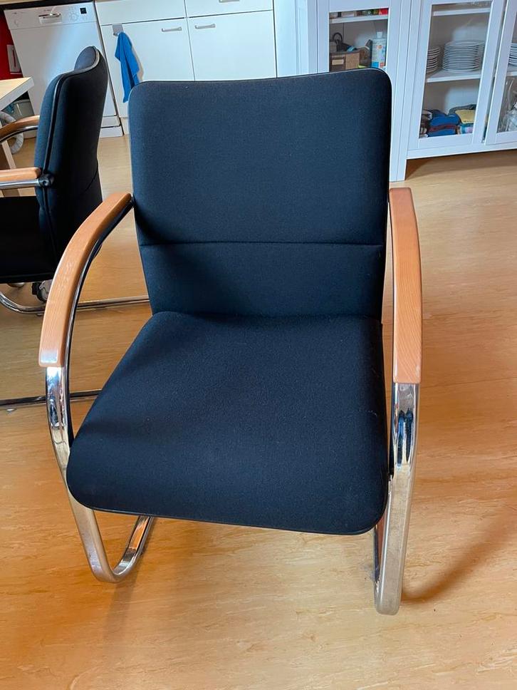 10 Thonet S 53 PF Freischwinger vergaderstoelen, Huis en Inrichting, Fauteuils, Gebruikt, 50 tot 75 cm, Minder dan 75 cm, Ophalen