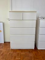 MALM Ladekast Wit - 6 Lades (80x123 cm), Huis en Inrichting, Kasten | Ladekasten, Overige materialen, Gebruikt, 5 laden of meer