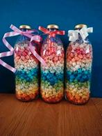 Fles origami lucky stars decoratie, Nieuw, Ophalen of Verzenden, Glas, Minder dan 50 cm
