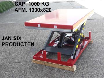 HEFTAFEL ECONOMISCHE VERSIE CAP. 1000 KG BOVENBLAD 1300 X 82 beschikbaar voor biedingen