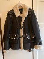 Creenstone Mooie bruine jas met bontkraag - Maat M, Ophalen of Verzenden, Zo goed als nieuw, Maat 38/40 (M), Bruin