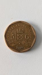 Nederlandse Antillen 5 & 1 Gulden Munten, Verzenden, Gestempeld