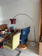Vloerlamp met stenen voet, Ophalen of Verzenden, Gebruikt, Metaal, 150 tot 200 cm