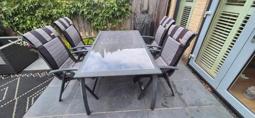 Hartman tuinset met mooie kussens, Tuin en Terras, Tuinsets en Loungesets, Gebruikt, Ophalen