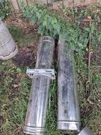 Houtkachel dubelwandige pijp., Ophalen, Gebruikt, Hout, Houtkachel