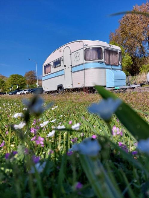 Caravan Constructam Oldtimer, Caravans en Kamperen, Caravans, Particulier, tot en met 4, 1250 - 1500 kg, Standaardzit, Omvormbare zithoek