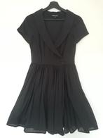 Warehouse Jurk Wikkeljurk Zwart maat 36, Kleding | Dames, Jurken, Zwart, Ophalen of Verzenden, Zo goed als nieuw, Knielengte