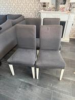 Hendriksdal stoelen 4 stuks zie omschrijving, Ophalen, Gebruikt, Grijs, Vier