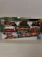 Nieuwstaat kerst trein kersttrein voor kerstdorp, Ophalen of Verzenden, Zo goed als nieuw