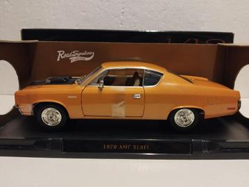 AMC Rebel oranje 1970 Signature metal 1:18 KRD beschikbaar voor biedingen