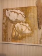 Schilderij met bloemmotief - 80x80 cm, Ophalen