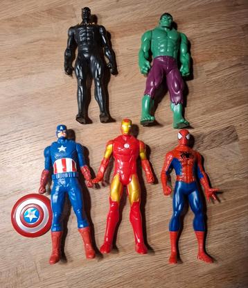 Spiderman, Hulk, Ironman, Captain america, Black panter beschikbaar voor biedingen