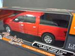 Ford F150 2019 Lariat Crew Cab red 1:27 Motormax Pol, Nieuw, Motormax, Auto, Verzenden