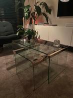 Glazen Galotti & Radice Salon Tafels - Set van 3, Ophalen, Vierkant, 50 tot 100 cm, Minder dan 50 cm