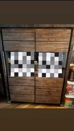 Prachtige set van echt hout., Huis en Inrichting, Kasten | Buffetkasten, Ophalen, Bijpassende set, Minder dan 100 cm, 25 tot 50 cm