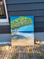 Bonaire  olieverf schilderij ,vrije kunstenares, Antiek en Kunst, Ophalen of Verzenden