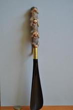 Vintage Schoenlepel Horen Zien Zwijgen Aap 30 cm, Ophalen of Verzenden, Gebruikt, Overige typen