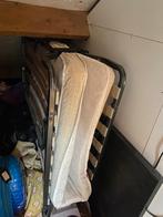 Inklap logeer bed, Ophalen, Gebruikt, Eenpersoons, Zwart