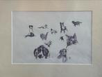 Rien Poortvliet tekening, Ophalen of Verzenden