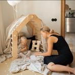 Houten klimrek plus glijbaan voor kinderen - naturel kleur, Ophalen, Zo goed als nieuw