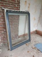 Ggl sk08 velux dakraam incl gootstukken, Gebruikt, Raamkozijn, 75 tot 150 cm, Hout